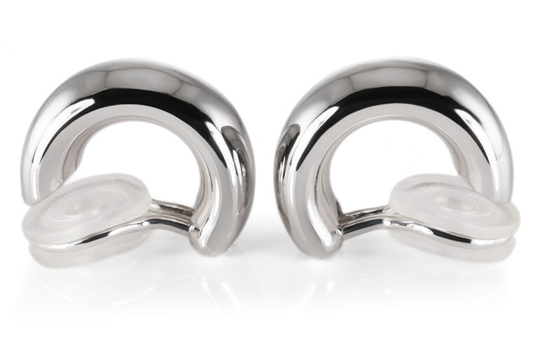 Halbcreolen Ohrclips Isabelle FA 750 Weißgold Höhe 18,3 mm 11,8 g [BRORS 20848]