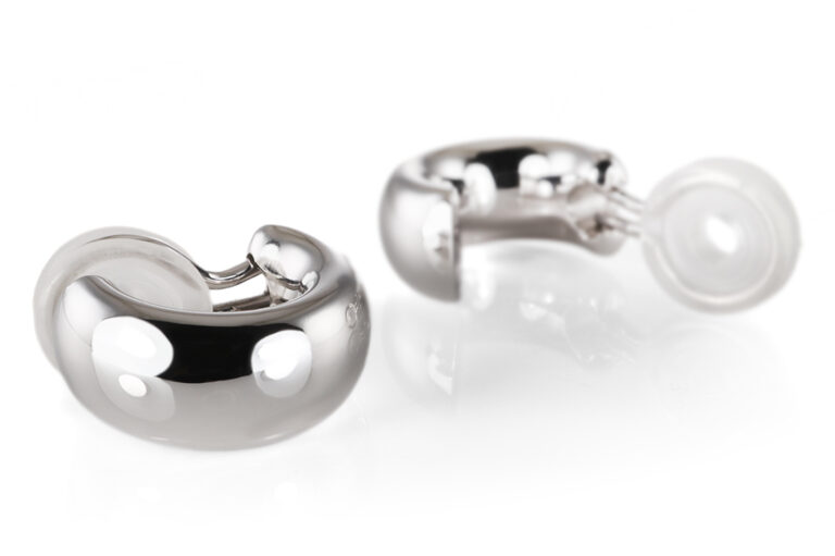 Halbcreolen Ohrclips Isabelle FA 750 Weißgold Höhe 18,3 mm 11,8 g [BRORS 20848]