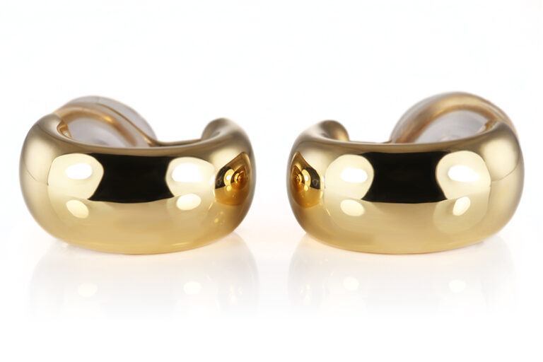 Halbcreolen Ohrclips Isabelle FA 750 Gold Höhe 18,2 mm 10,2 g [BRORS 20853]