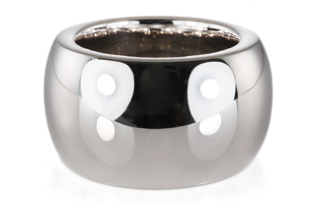 Ring NOOR *Hidden Diamond* 1 Brillant TW/VVS 750 Weißgold Gr 55 [BRORS 20856]