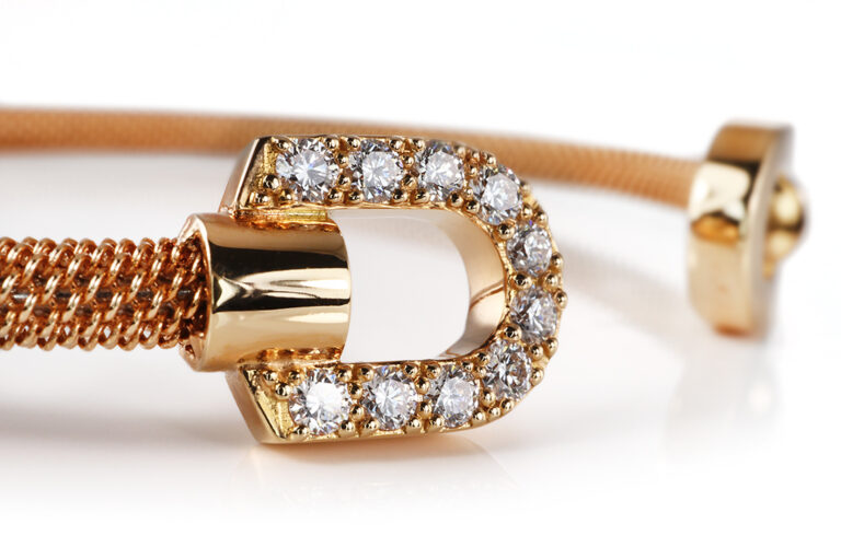 Armreif Leo Wittwer 10 Brillanten ca 0,3 ct TW/VS 750 Gelbgold [BRORS 20862]