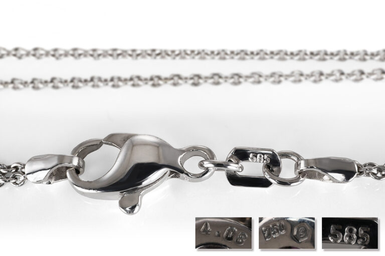 Anhänger Kette A.ODENWALD MELODY bunte Saphire 4 ct 750/585 Gold [BRORS 20871]
