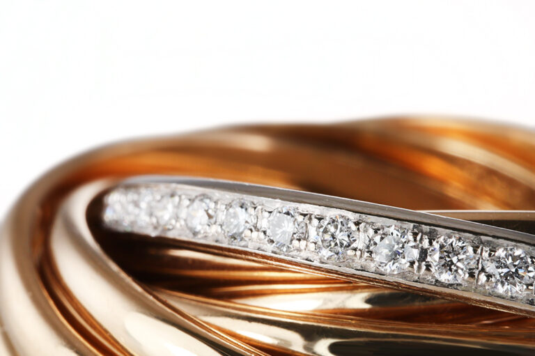 Ring Mehrbandring A.ODENWALD 50 Brillanten 0,25 ct TW/VS 750 Gold [BRORS 20877]