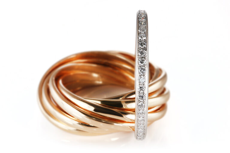 Ring Mehrbandring A.ODENWALD 50 Brillanten 0,25 ct TW/VS 750 Gold [BRORS 20877]