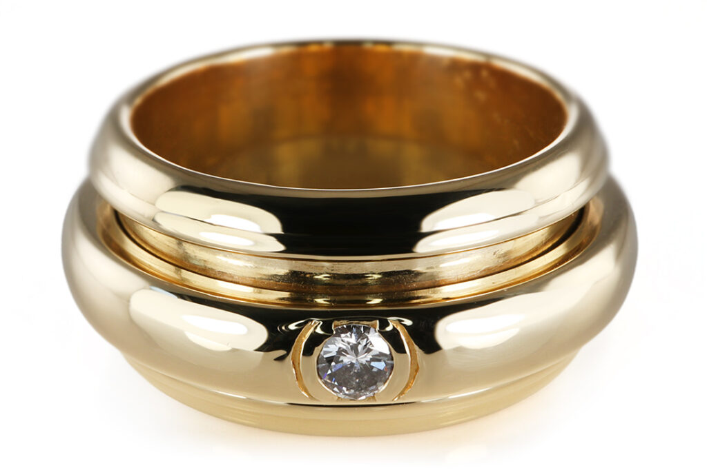 Piaget Ring Drehring Possession 1 Brillant 750 Gelbgold Gr 55 [BRORS 20892]