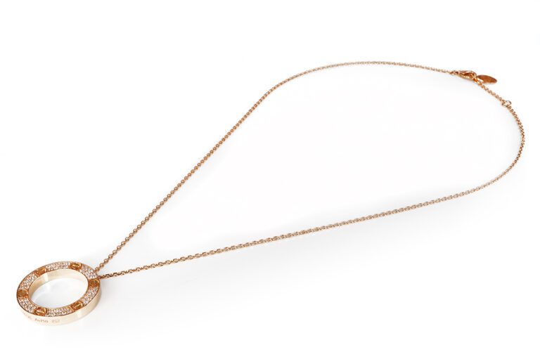 Cartier Kette Anhänger LOVE 54 Brillanten von Cartier überholt Box [BRORS 20900]
