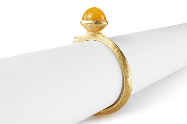 NEU Ring Ole Lynggaard Lotus No0 Bernstein Gr 54 [BRORS 20911]