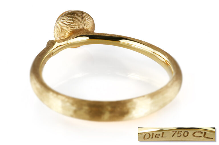 NEU Ring Ole Lynggaard Lotus No0 Bernstein Gr 54 [BRORS 20911]