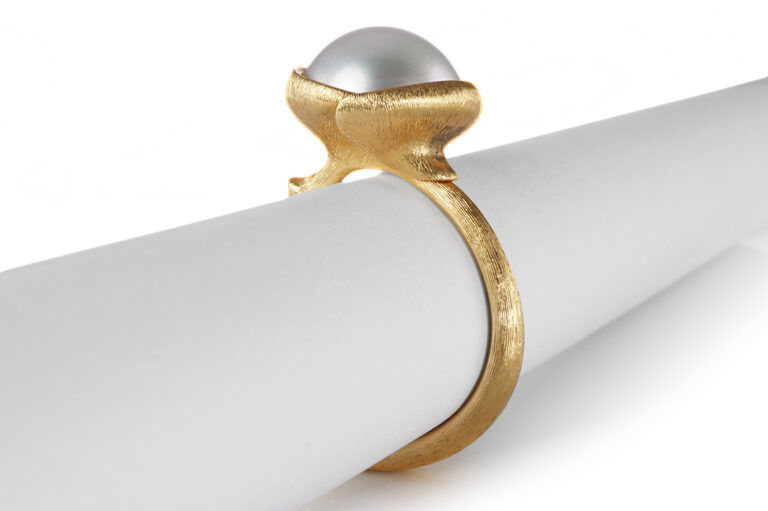 Ring Ole Lynggaard Lotus Pearl Medium Südsee Perle Gr 53 [BRORS 20913]