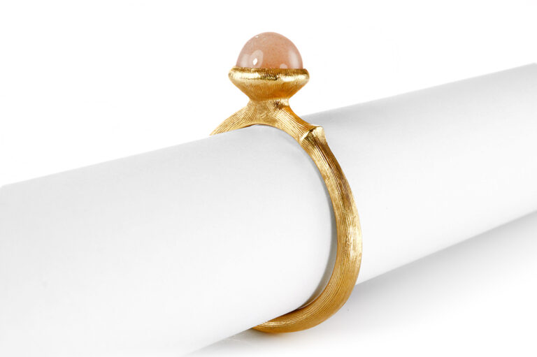 NEU Ring Ole Lynggaard Lotus No0 Mondsten Blush Gr 52 [BRORS 20914]