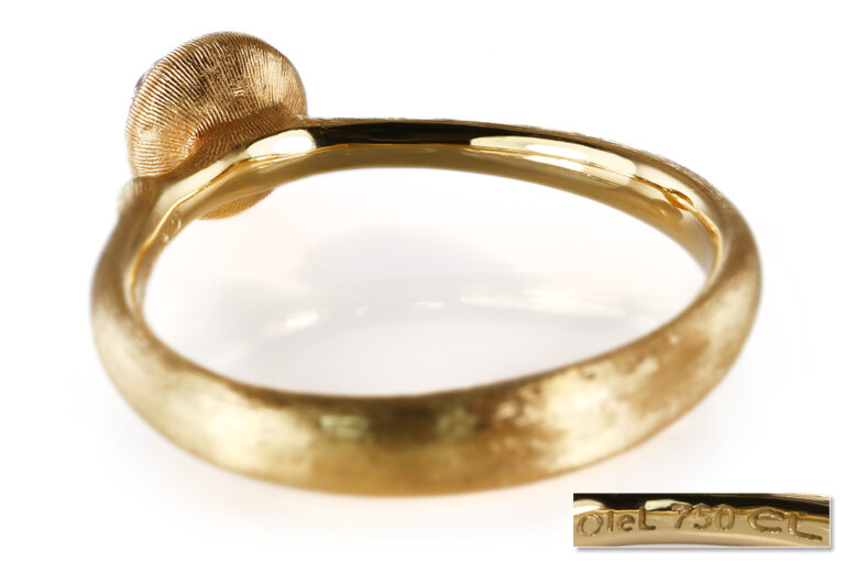 NEU Ring Ole Lynggaard Lotus Pavé SMALL 26 Brillanten Gr 53 [BRORS 20915]