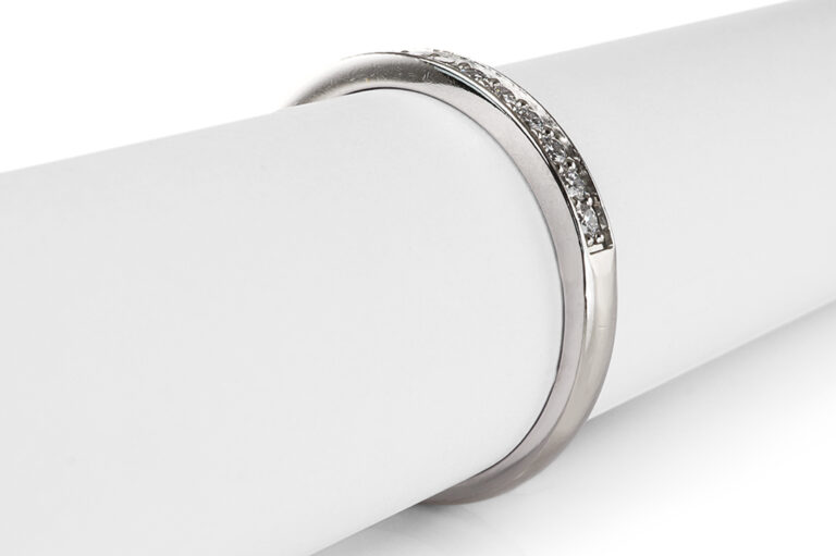 Cartier Halb Memoryring 21 Brill ca 0,44 ct TW/VS 950 Platin Gr 58 [BRORS 20930]