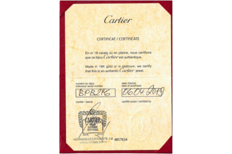 Cartier Halb Memoryring 21 Brill ca 0,44 ct TW/VS 950 Platin Gr 58 [BRORS 20930]