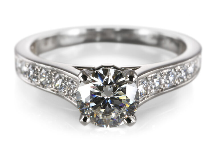 Cartier Verlobungsring 21 Brill 1,93 ct TW/VS/VS1 950 Platin Gr 58 [BRORS 20931]
