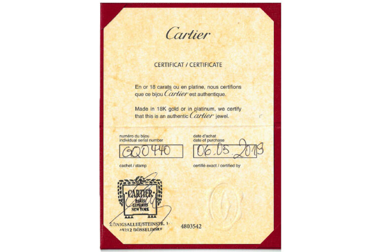 Cartier Verlobungsring 21 Brill 1,93 ct TW/VS/VS1 950 Platin Gr 58 [BRORS 20931]