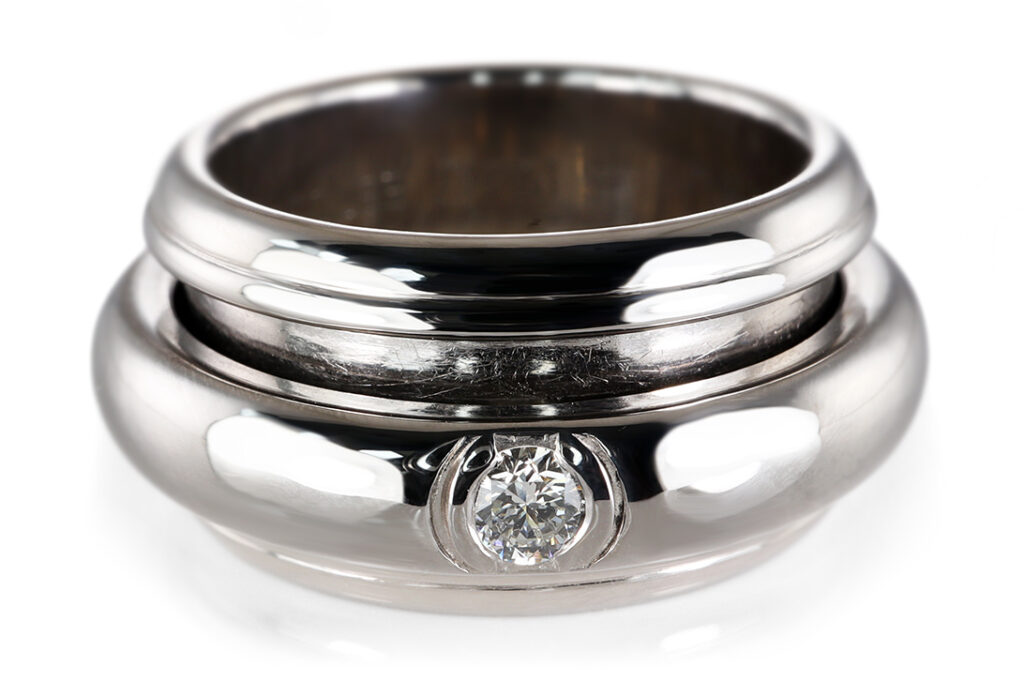 Piaget Ring Drehring Possession 1 Brillant 750 Weißgold Gr 53 [BRORS 20938]