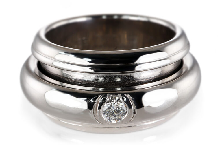 Piaget Ring Drehring Possession 1 Brillant 750 Weißgold Gr 53 [BRORS 20938]