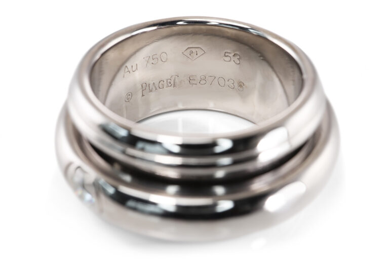 Piaget Ring Drehring Possession 1 Brillant 750 Weißgold Gr 53 [BRORS 20938]