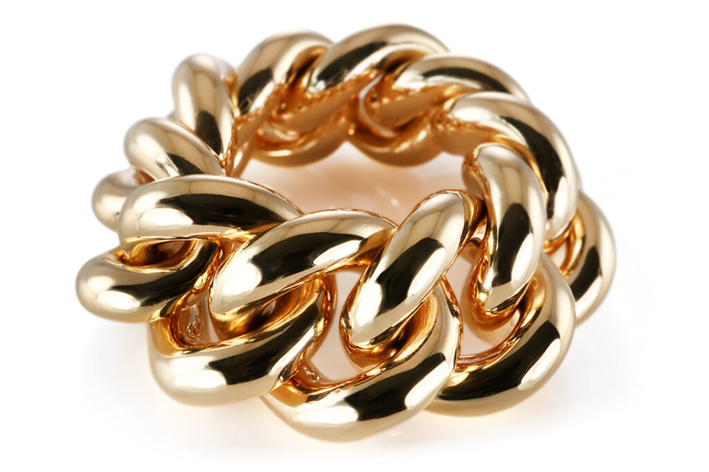 Isabelle Fa Ketten Ring 750 Gold Gr. 56[BRORS 20979]
