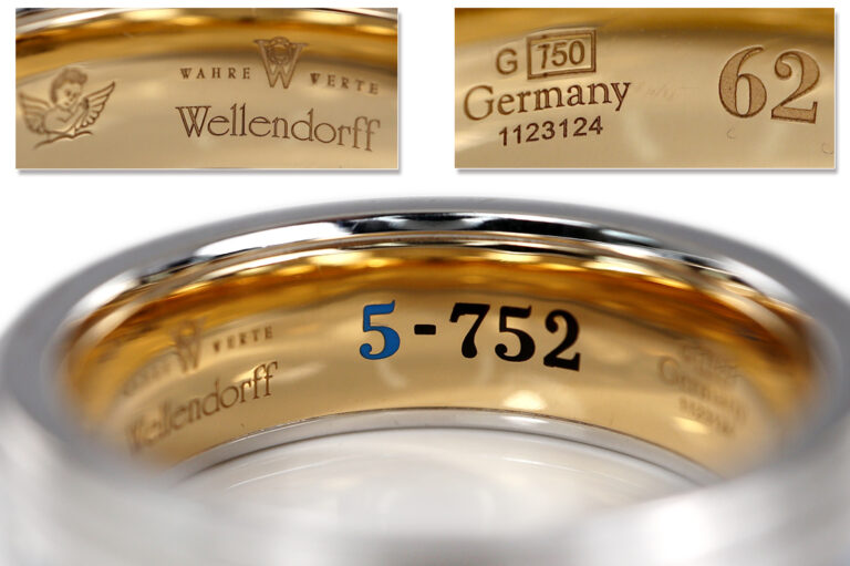 Wellendorff Geburtstagsring 2025 5-752 752 Gold Kaltemaille Gr. 62 [BRORS 20984]
