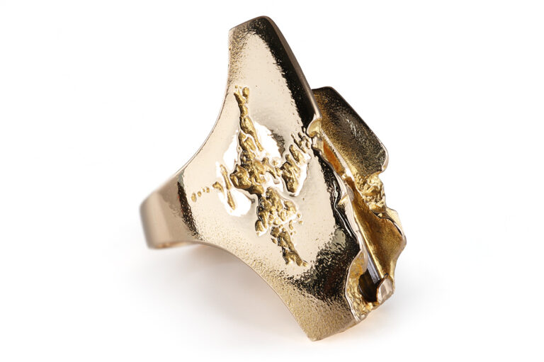Ring Lapponia Tourmaline River Björn Weckström 585 Gold Gr 58 [BRORS 21007]