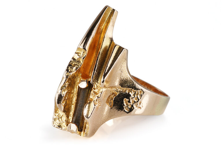 Ring Lapponia Tourmaline River Björn Weckström 585 Gold Gr 58 [BRORS 21007]