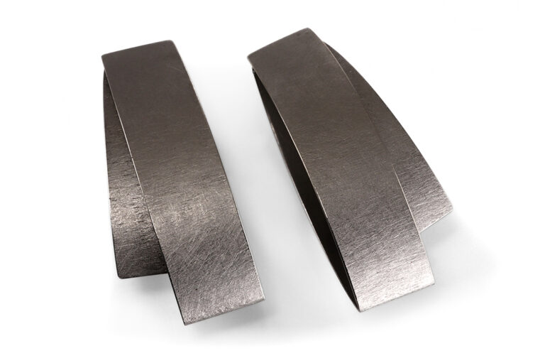 Ulla & Martin Kaufmann Ohrclipse 750 Weissgold [BRORS 21013]