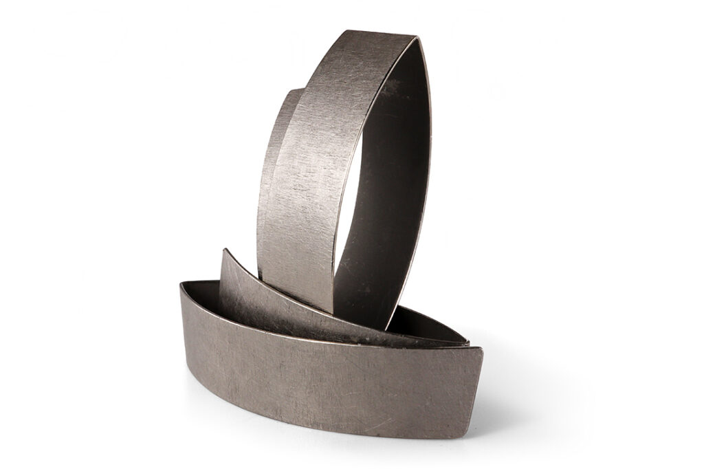Ulla & Martin Kaufmann Ohrclipse 750 Weissgold [BRORS 21013]