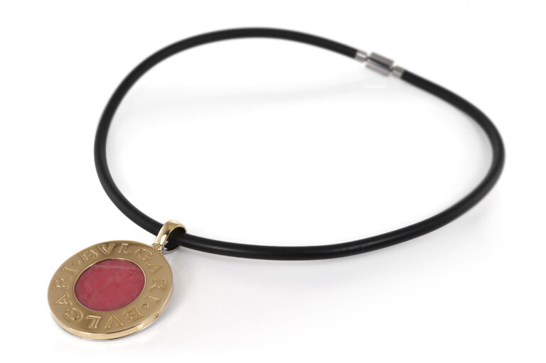 Anhänger Bvlgari Bvlgari Onyx Rhodochrosit 750 Gelbgold Stahl [BRORS 21037]