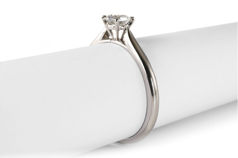 Cartier Verlobungsring 1 Brillant 0,33 ct G/VVS1 950 Platin Gr 52 [BRORS 21038]