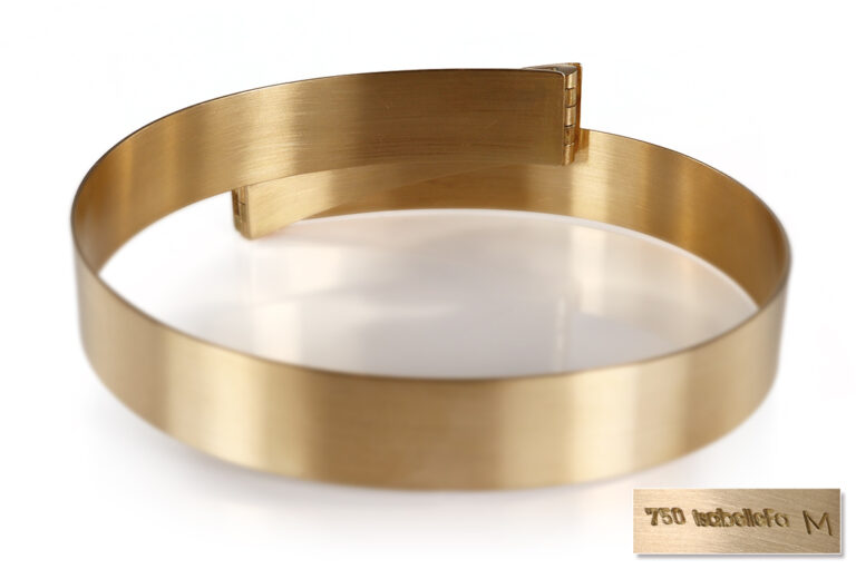 Armreif IsabelleFa Klapp-Armreif 750 Gelbgold 23,9 g Handarbeit [BRORS 21046]