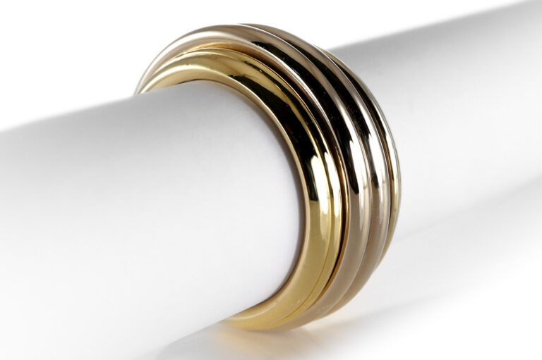 Piaget Ring Drehring Possession 2er 750 Gelbgold Weißgold Gr 53 [BRORS 21055]