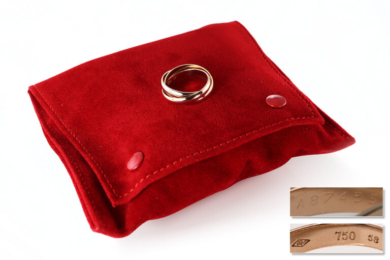 Cartier Trinity Must Ring 750 Tricolor Gold Größe 58 [BRORS 21070]